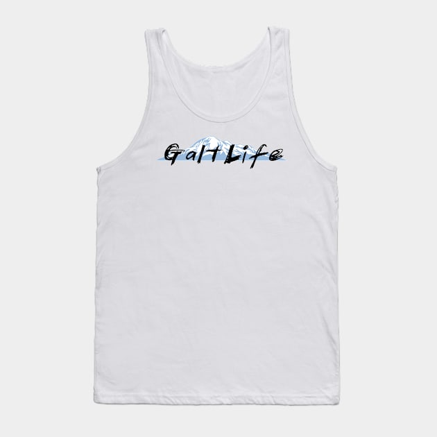 Galt Life Mountains Tank Top by Witty Things Designs